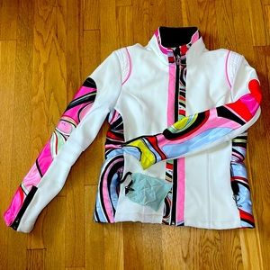 Pucci Rossignol Ski Jacket White Pink